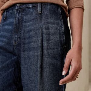 Banana Republic Luxe Jeans Mid-rise Straight Ankle